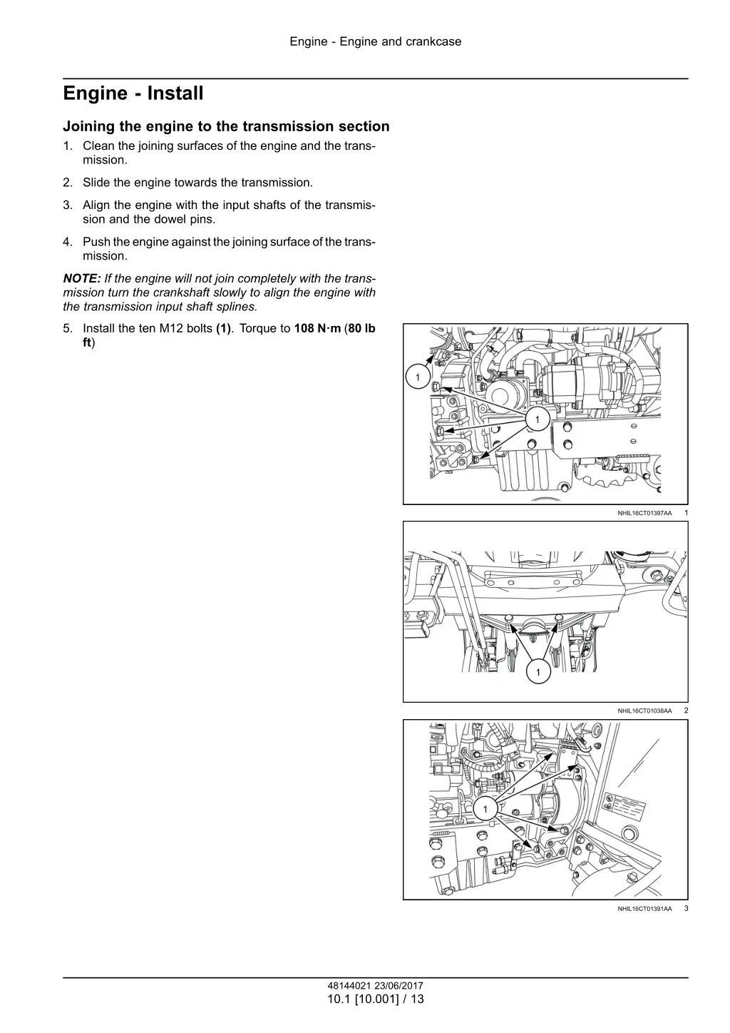 engine engine and crankcase 9