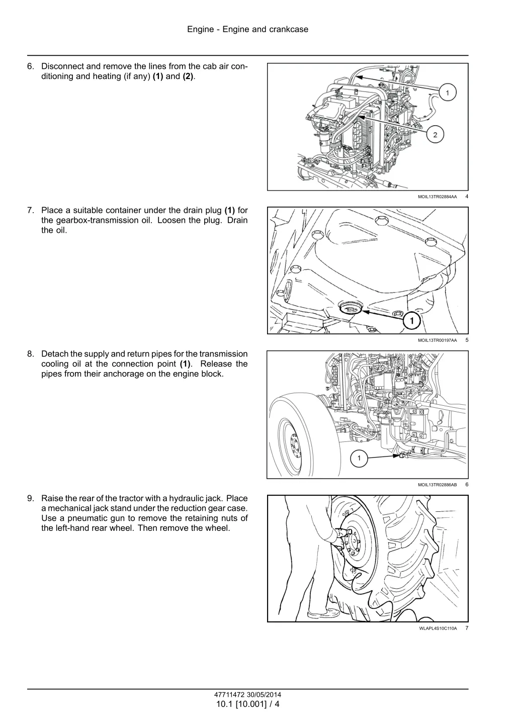 engine engine and crankcase 1