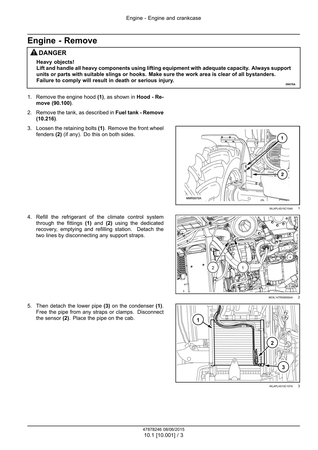 engine engine and crankcase