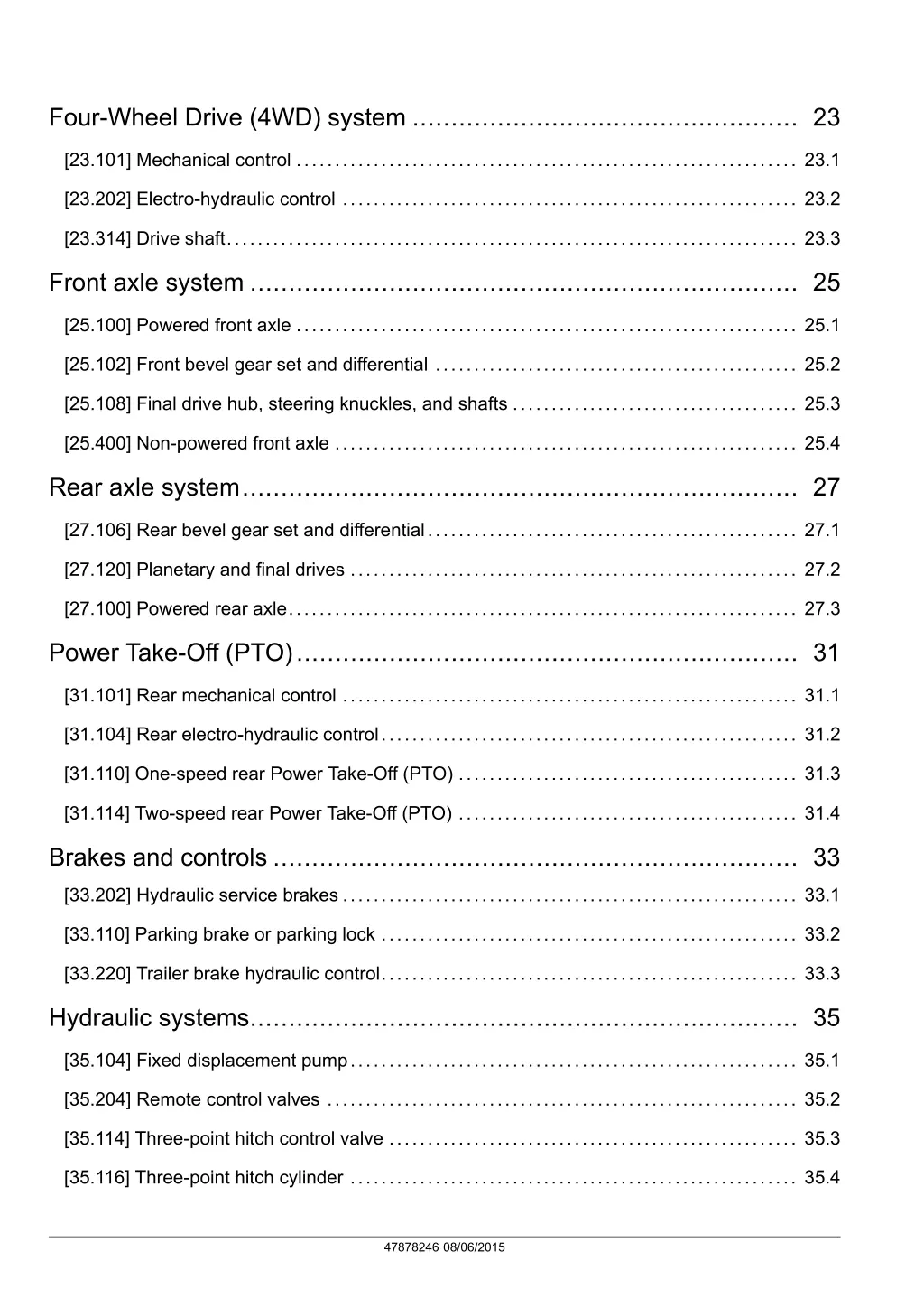 four wheel drive 4wd system 23