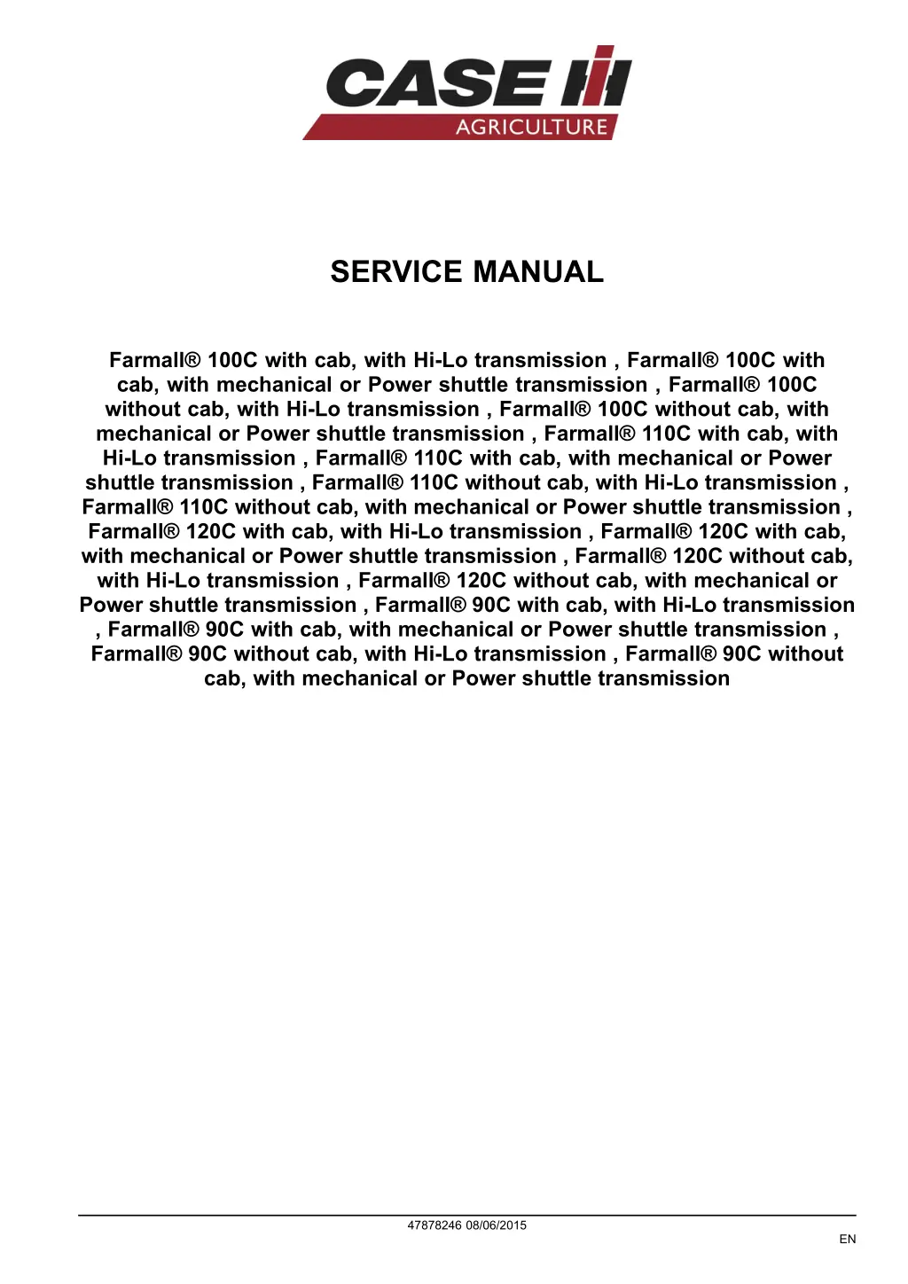 service manual