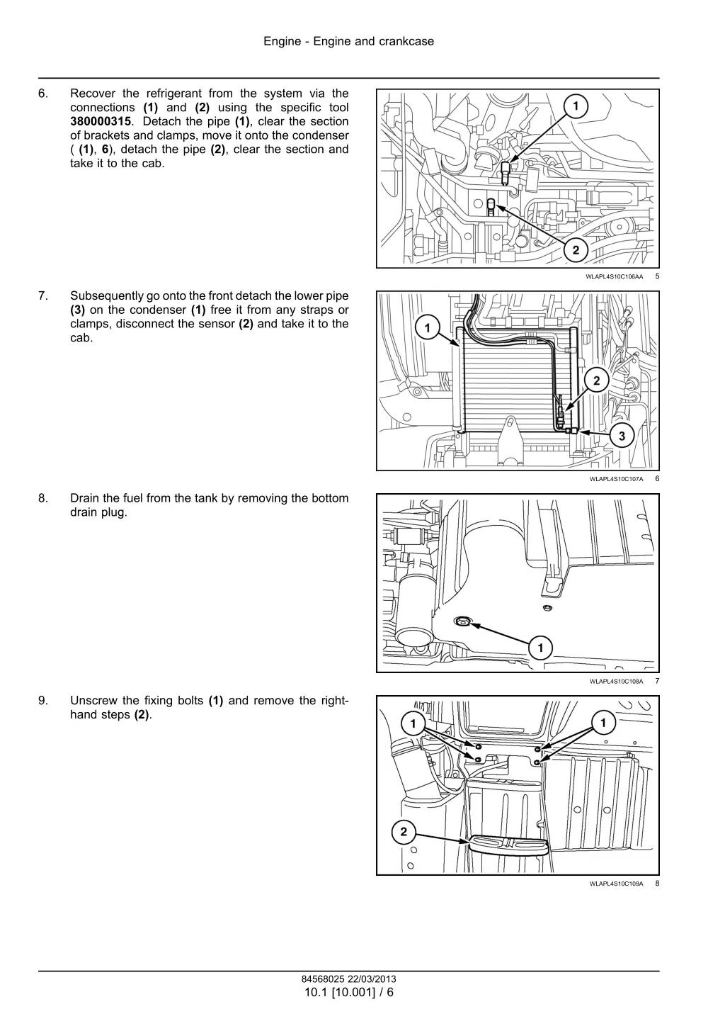 engine engine and crankcase 3