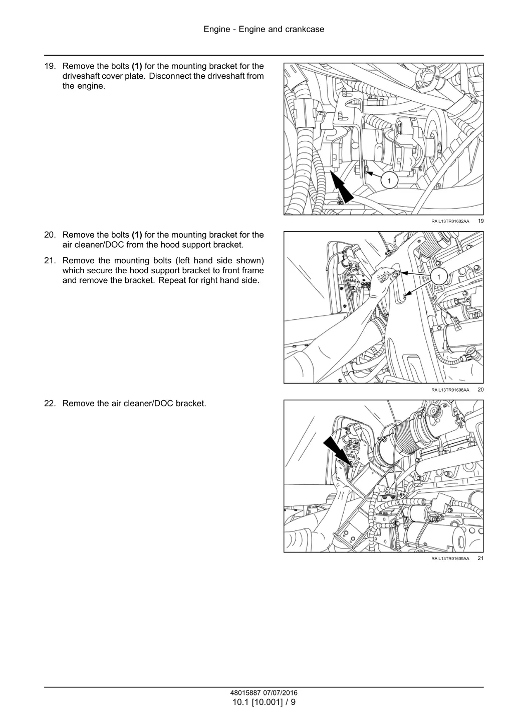 engine engine and crankcase 6