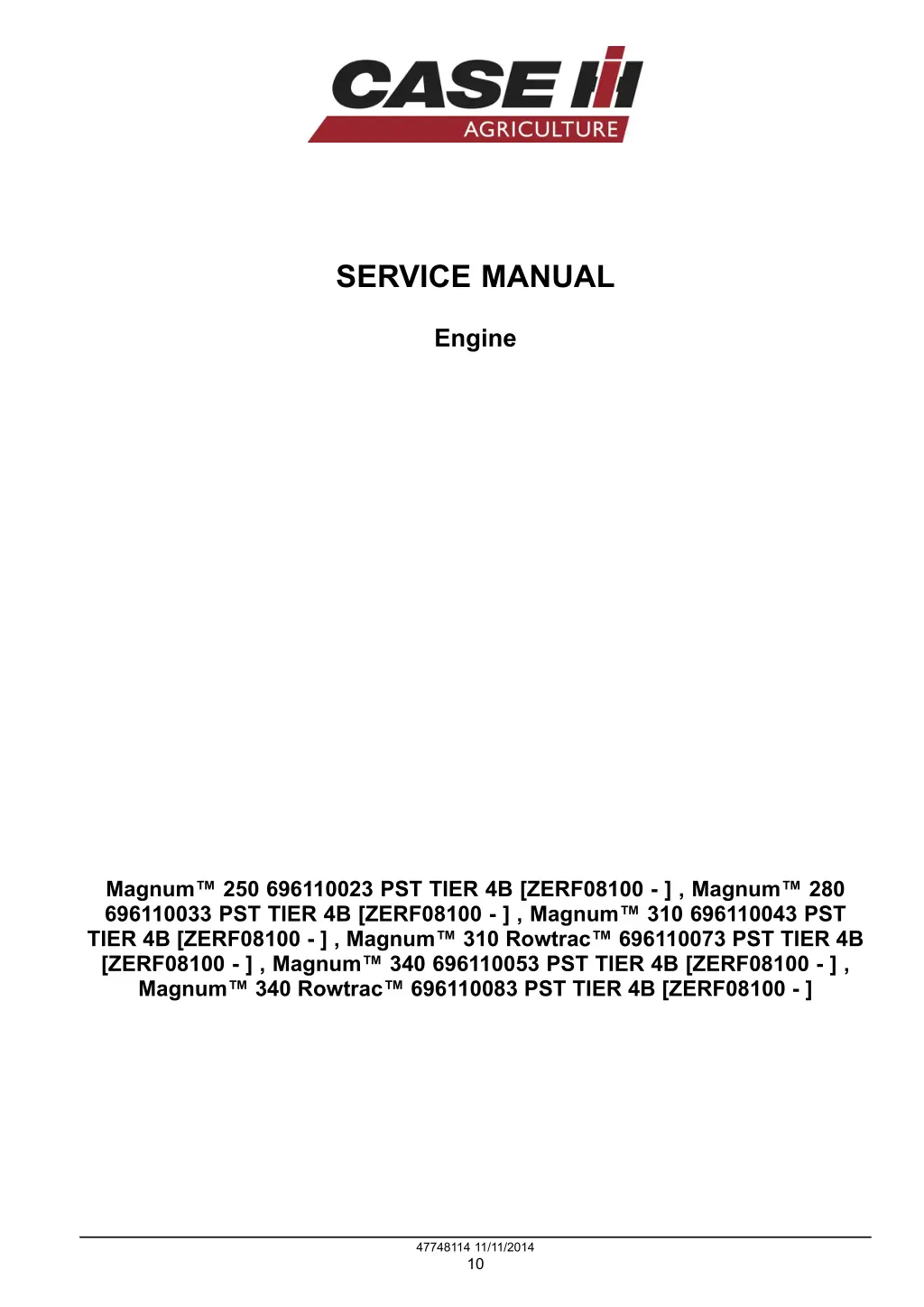 service manual 1