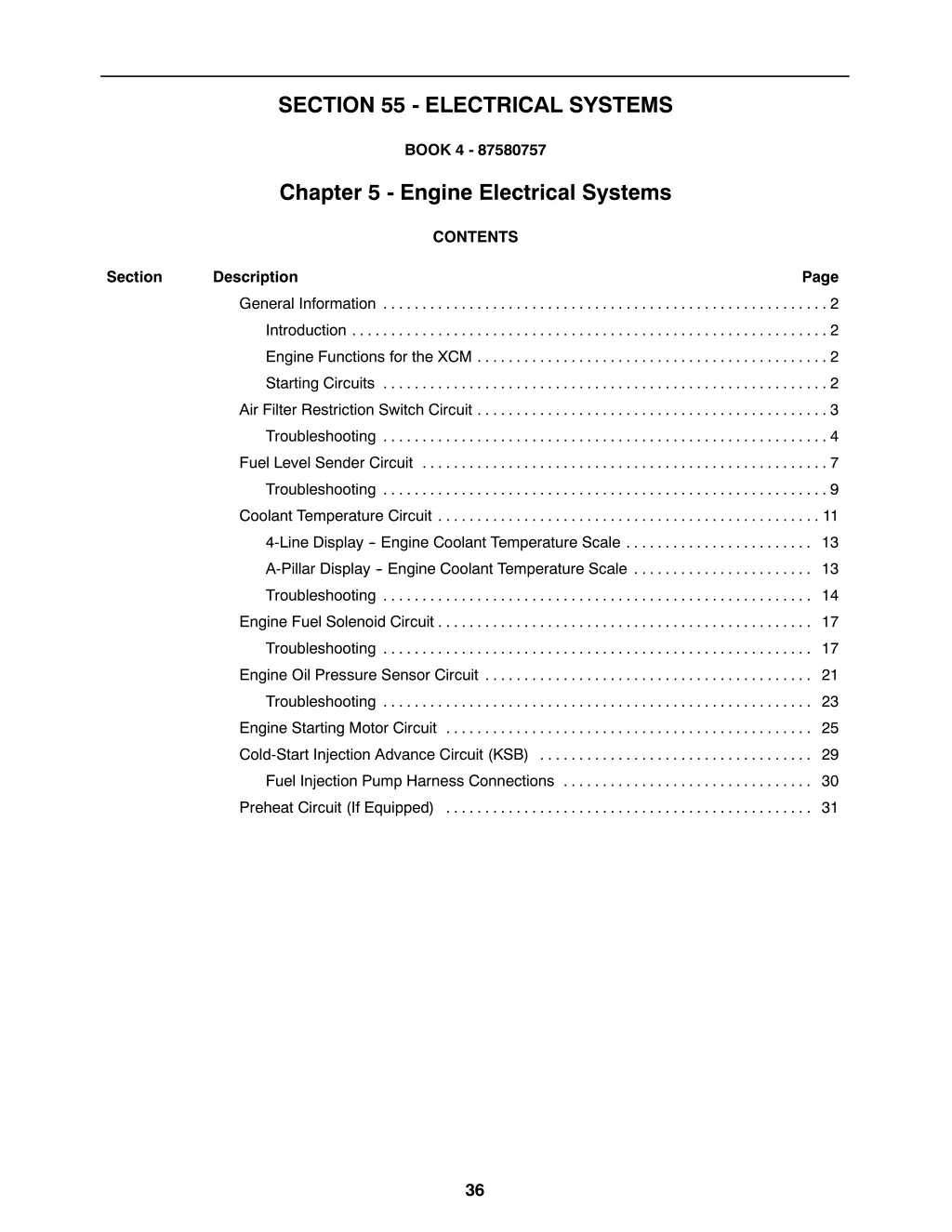 section 55 electrical systems 6