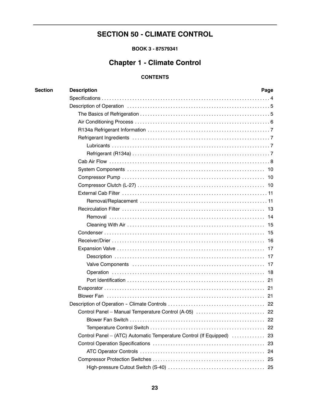 section 50 climate control