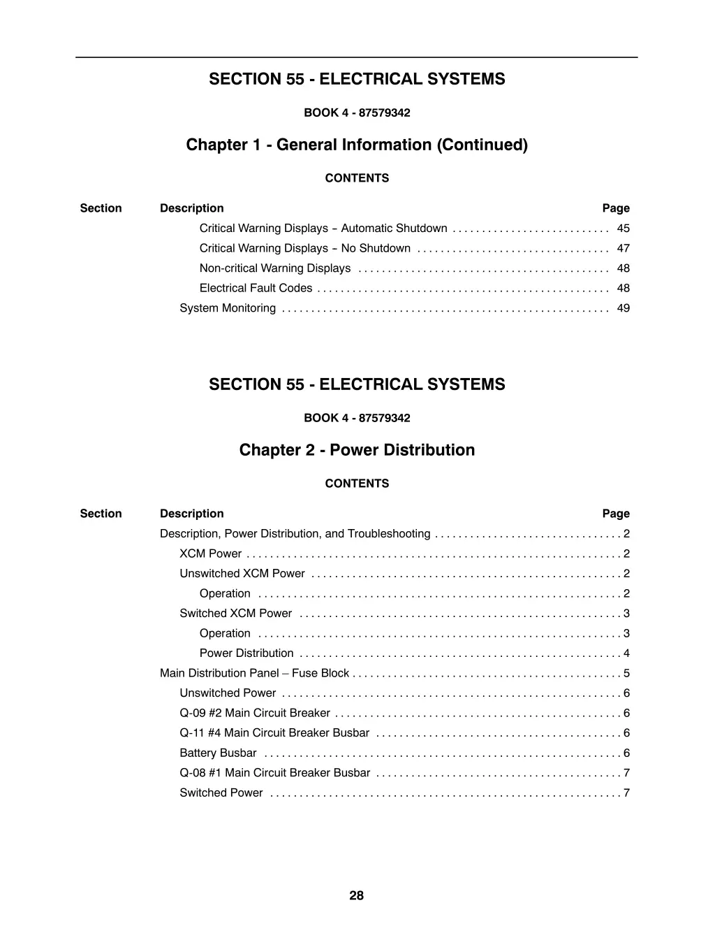 section 55 electrical systems 1