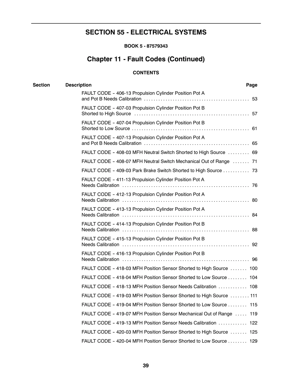 section 55 electrical systems 12