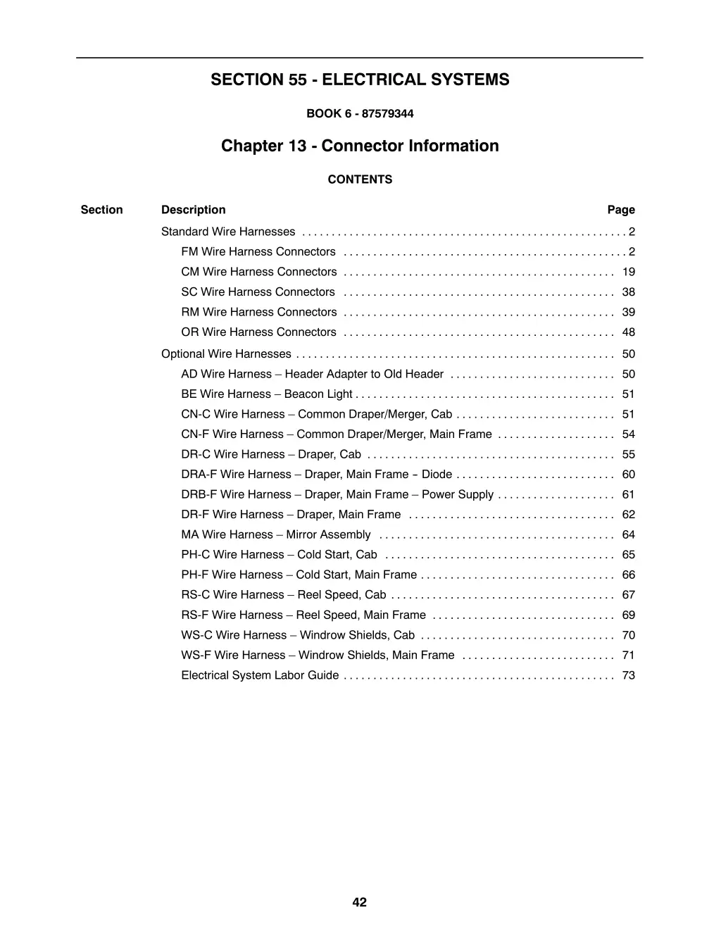 section 55 electrical systems 15