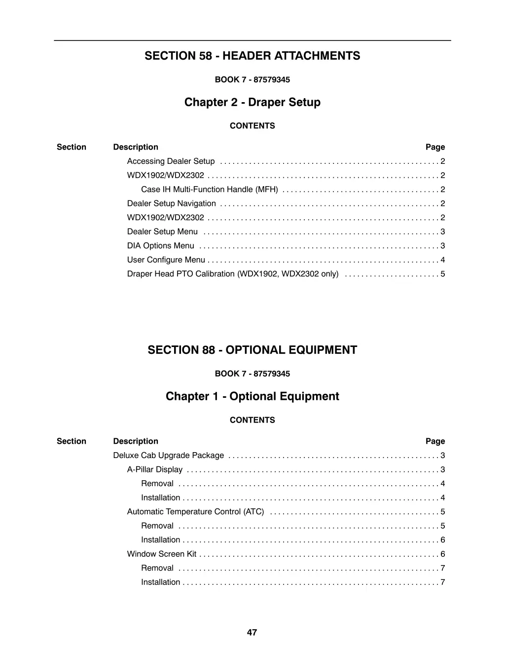 section 58 header attachments 2