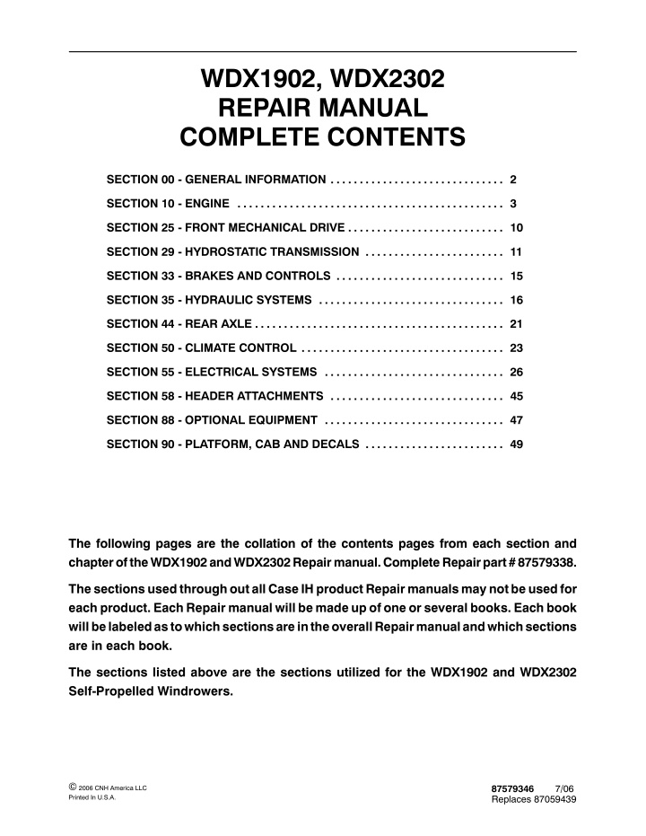 wdx1902 wdx2302 repair manual complete contents