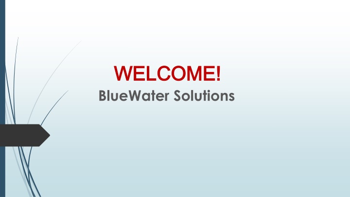 welcome welcome bluewater solutions