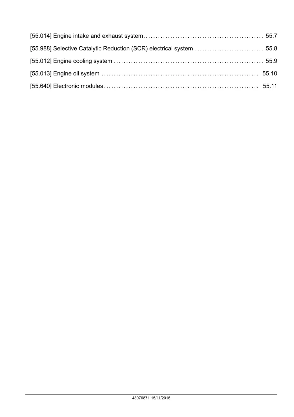 55 014 engine intake and exhaust system 55 7