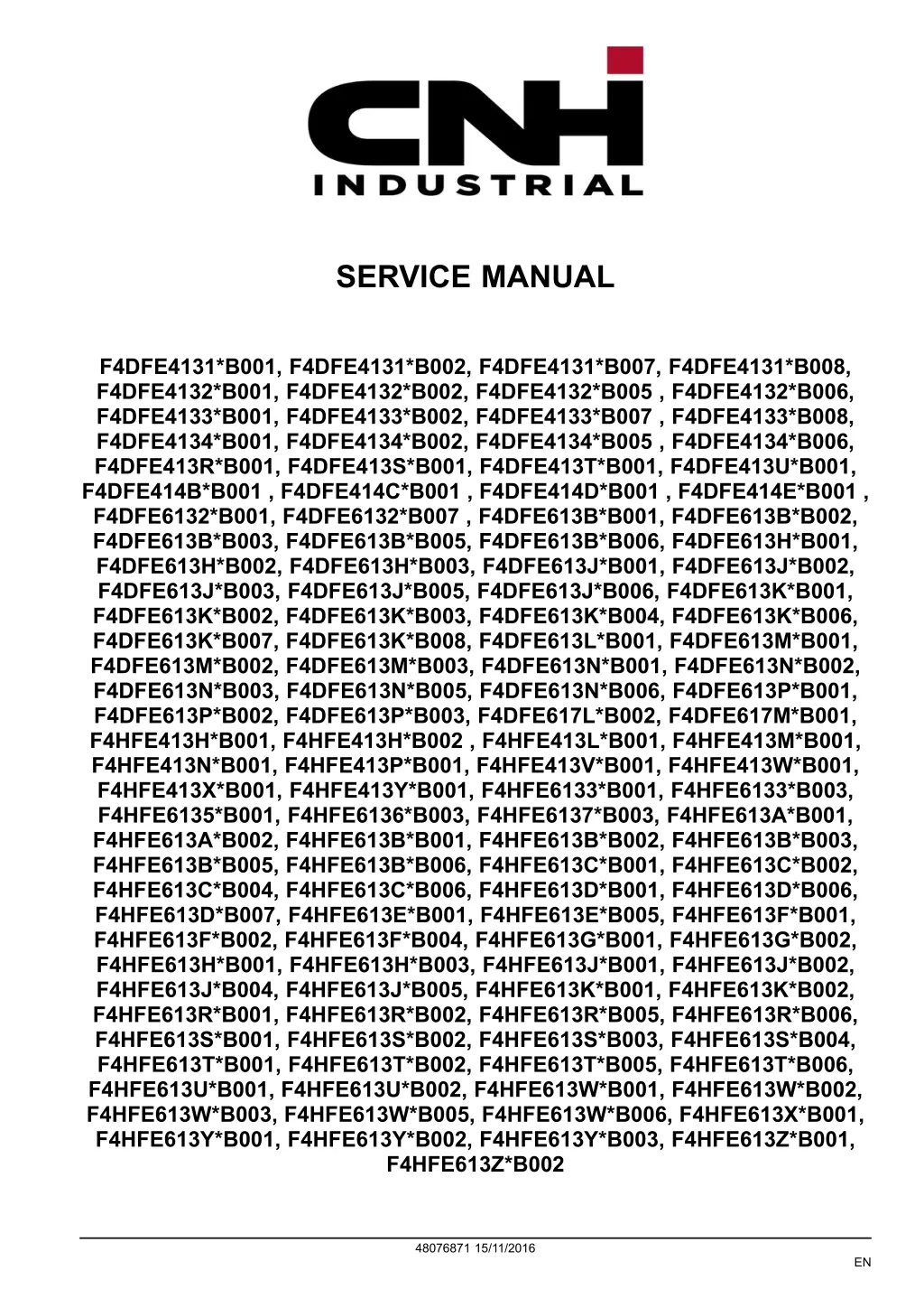 service manual 1