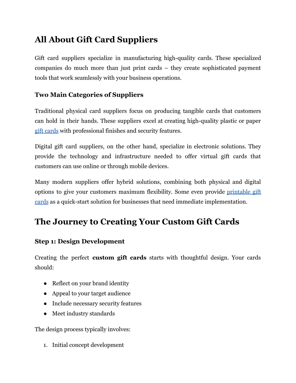 all about gift card suppliers