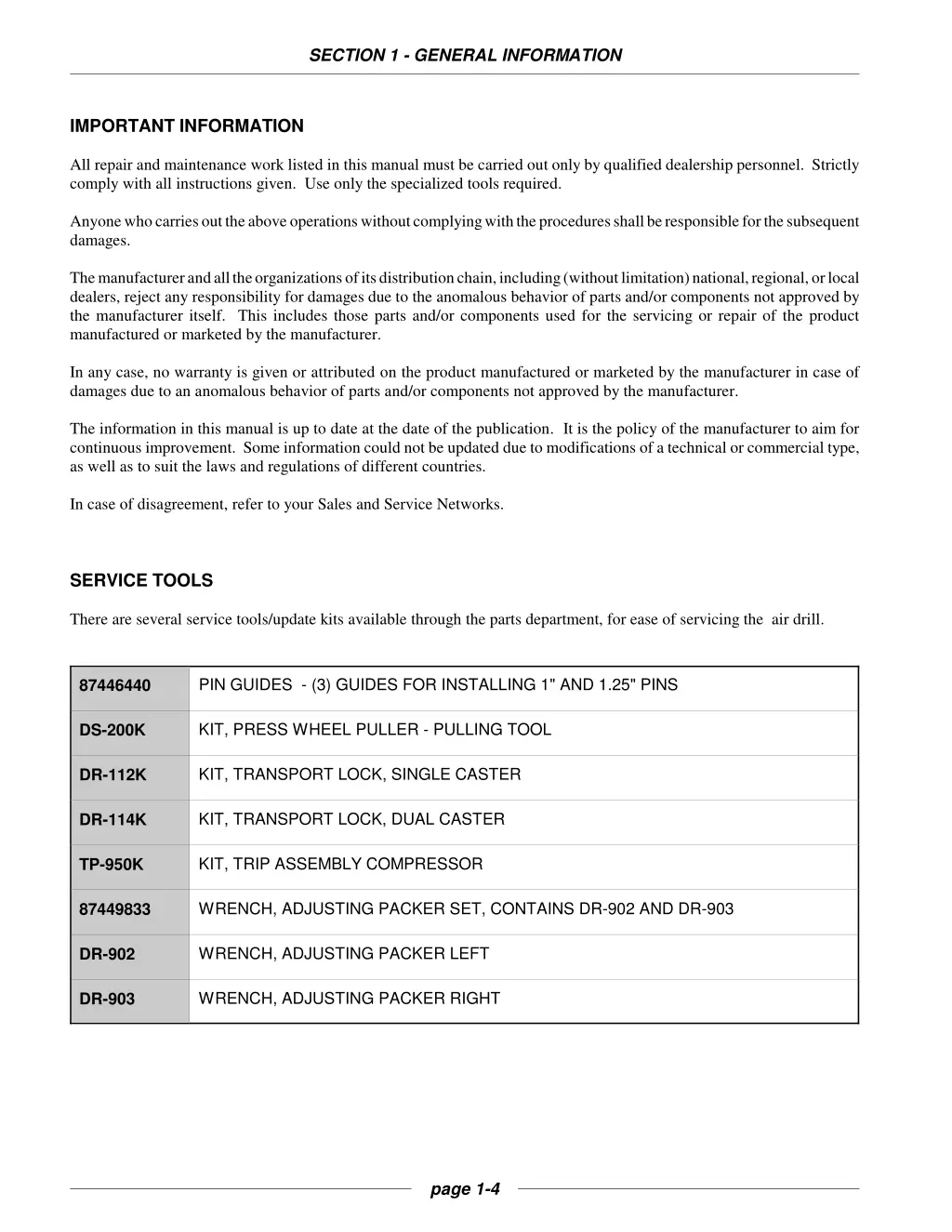 section 1 general information 2