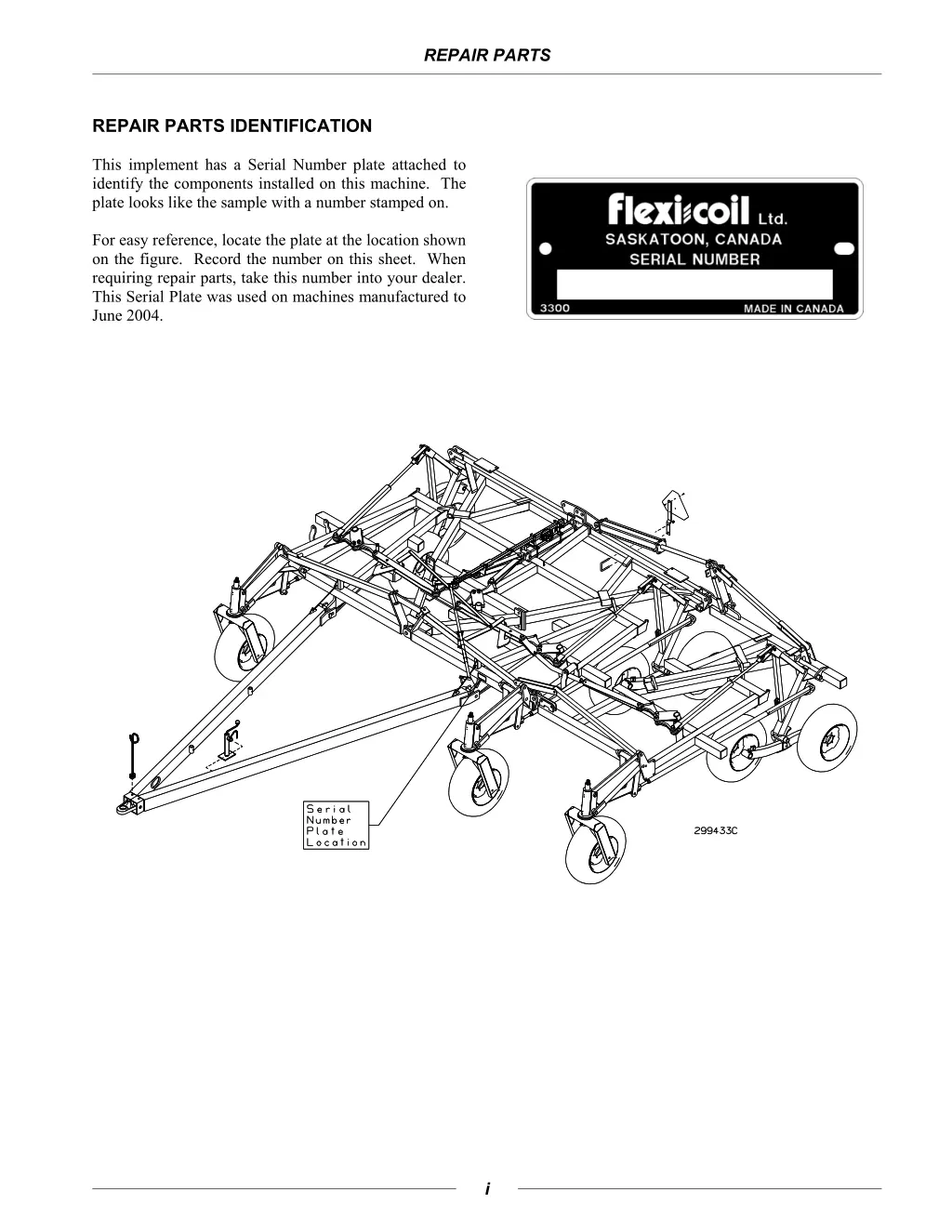 repair parts