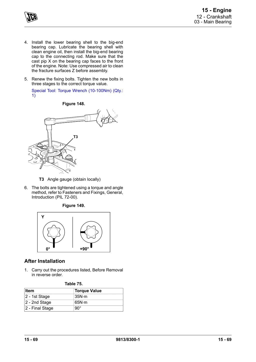 15 engine 12 crankshaft 03 main bearing 3