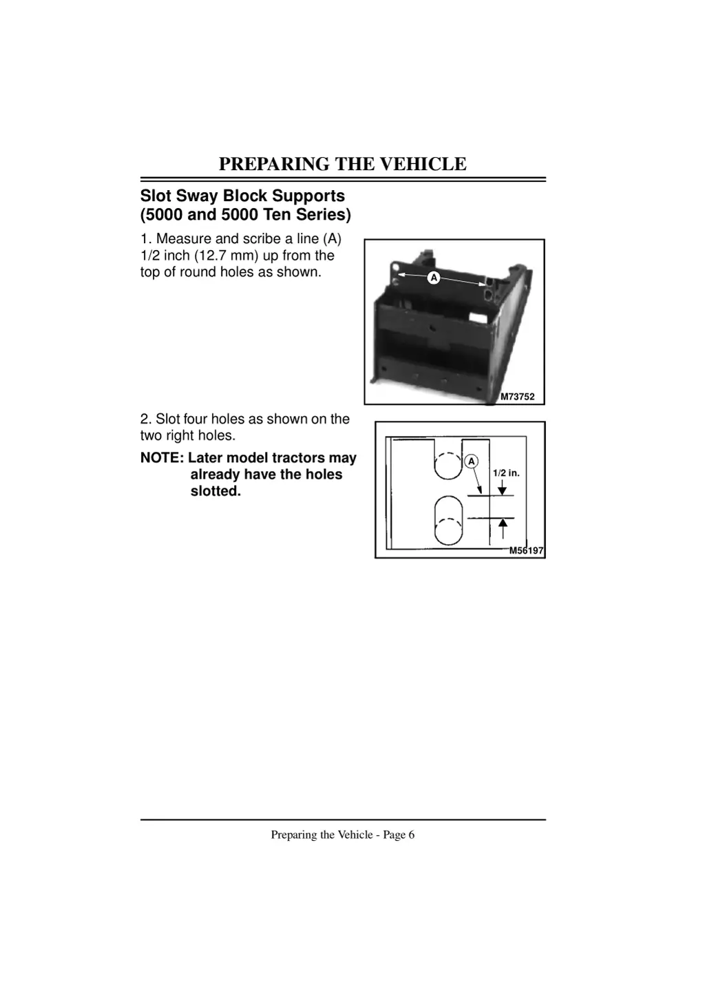 preparing the vehicle 3