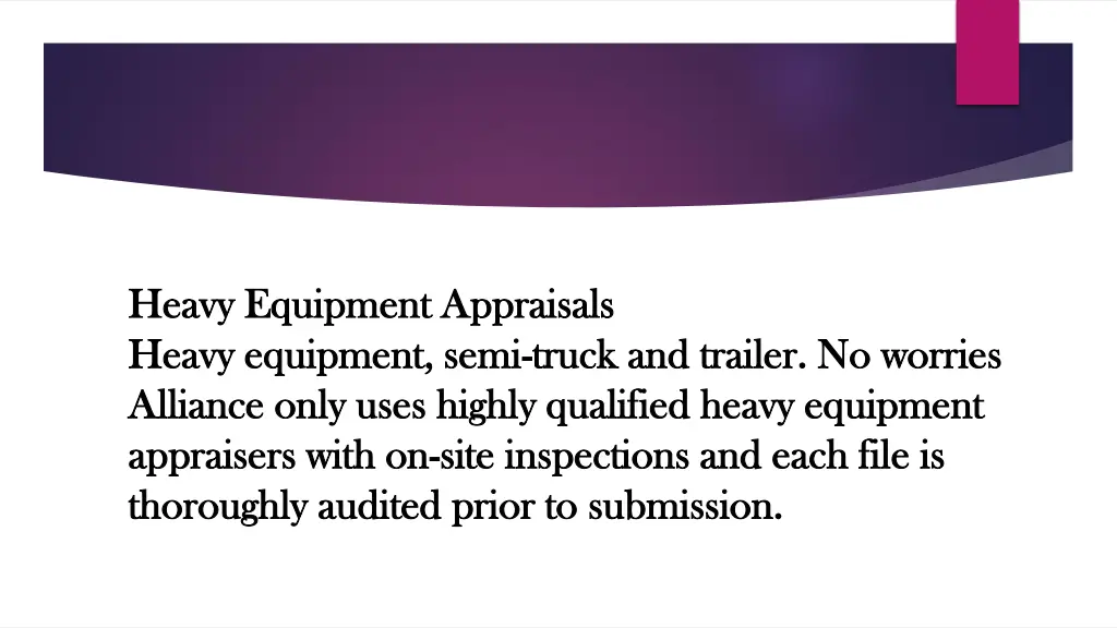 heavy equipment appraisals heavy equipment