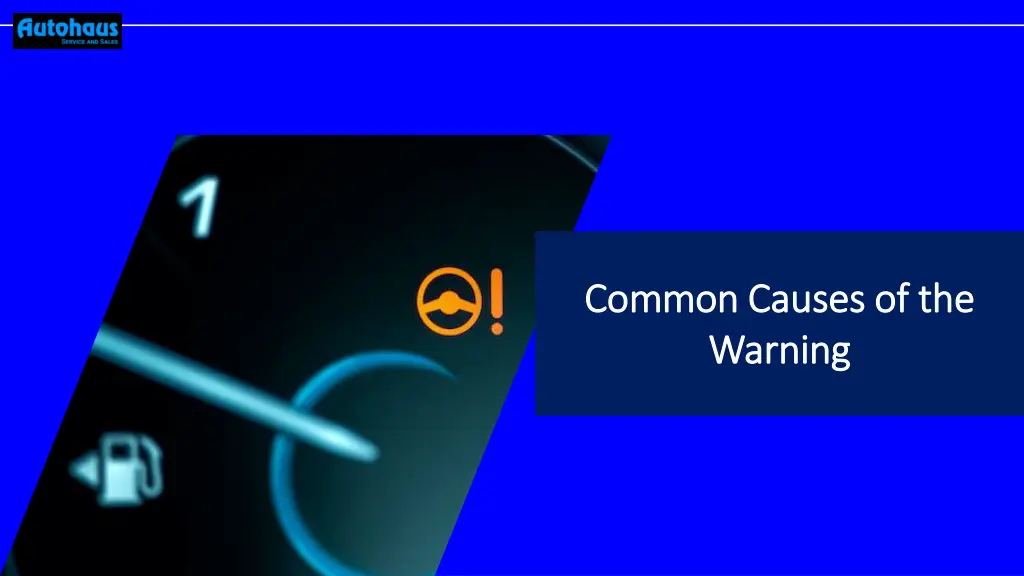 common causes of the common causes of the warning