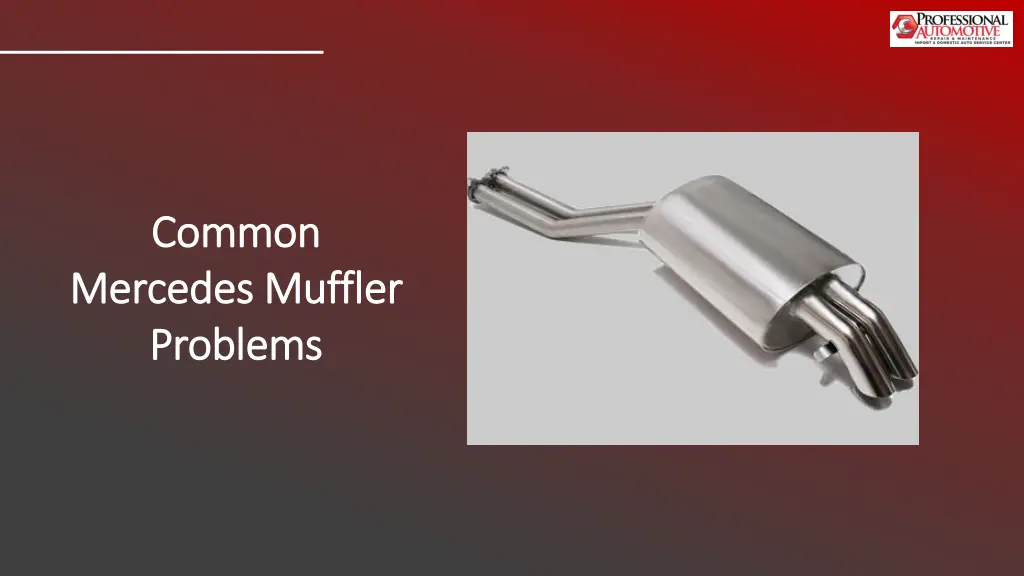 common common mercedes muffler mercedes muffler 1