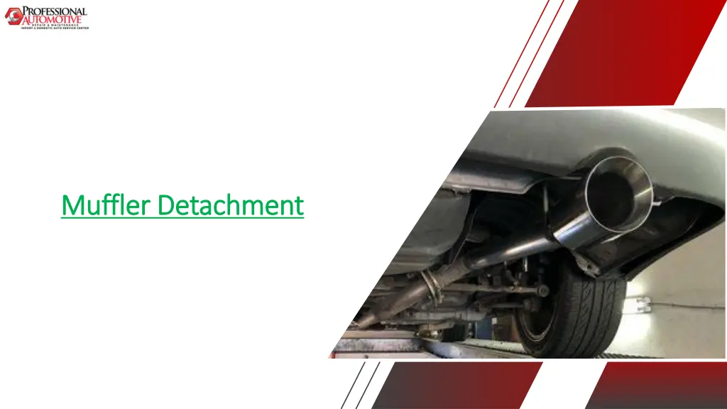 muffler detachment muffler detachment