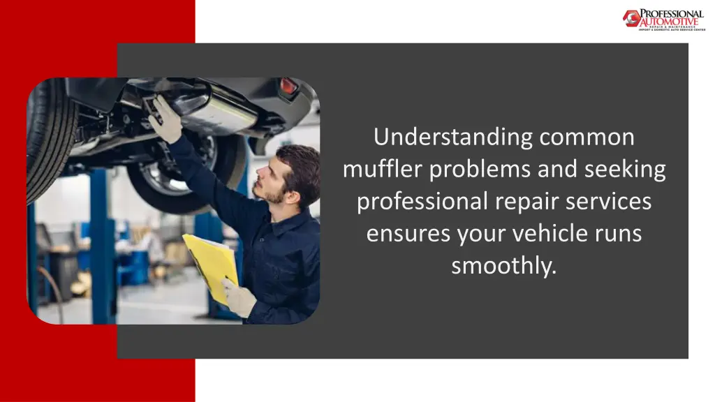 understanding common muffler problems and seeking