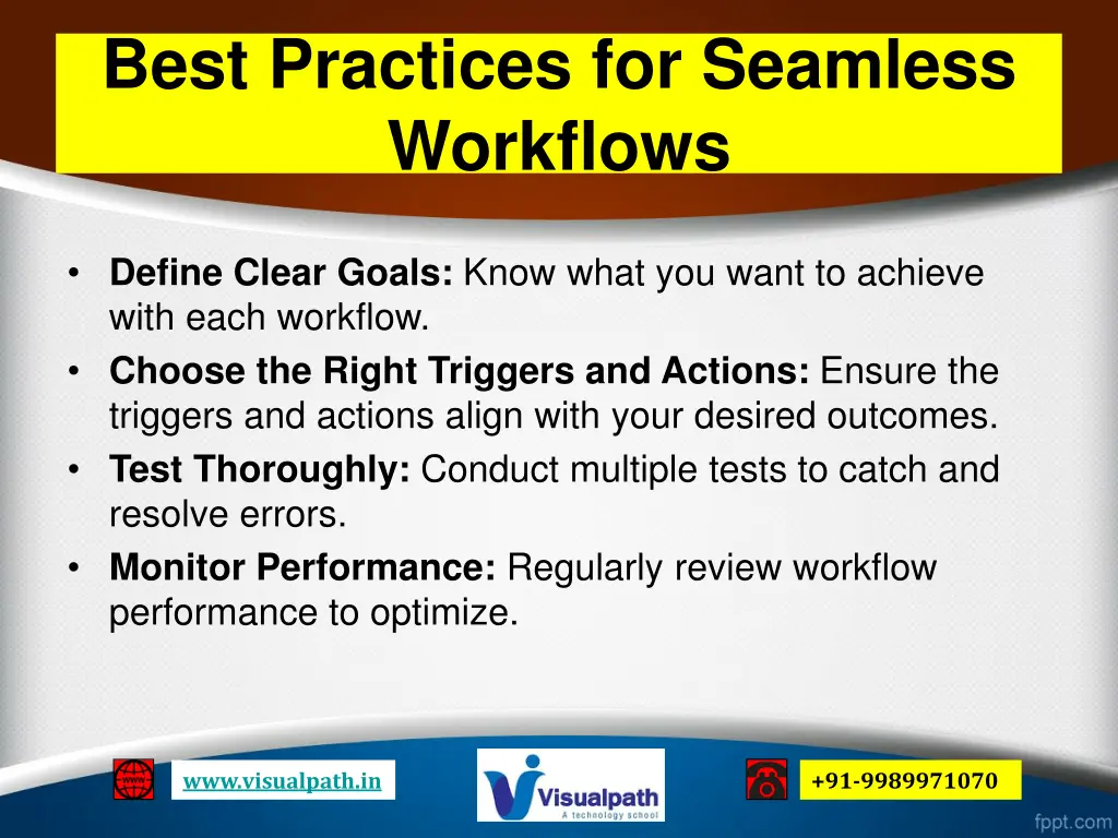 best practices for seamless workflows