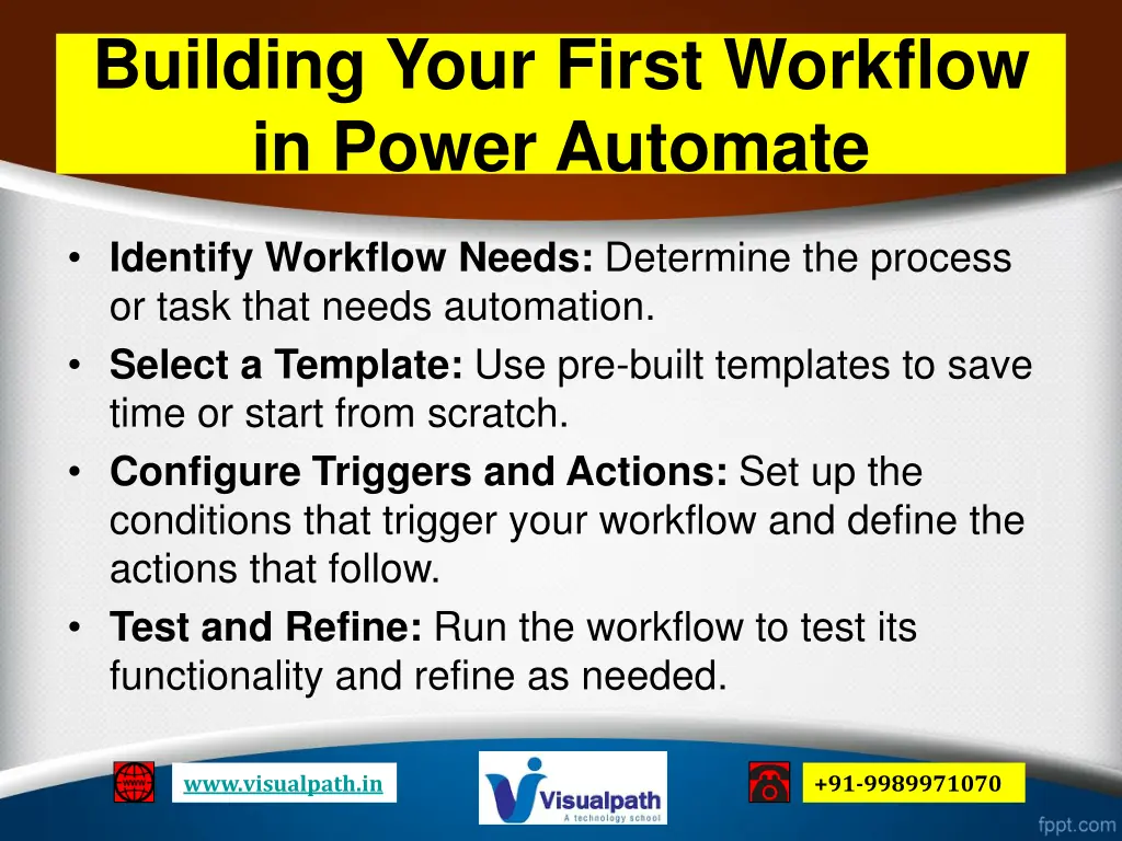 building your first workflow in power automate