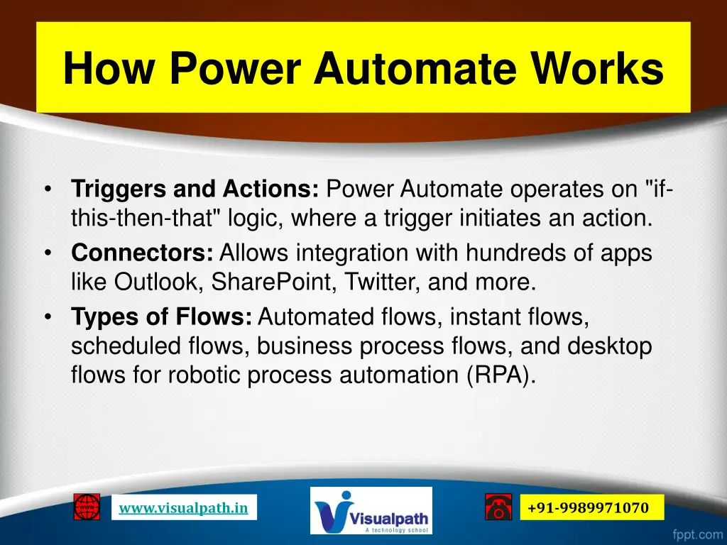 how power automate works