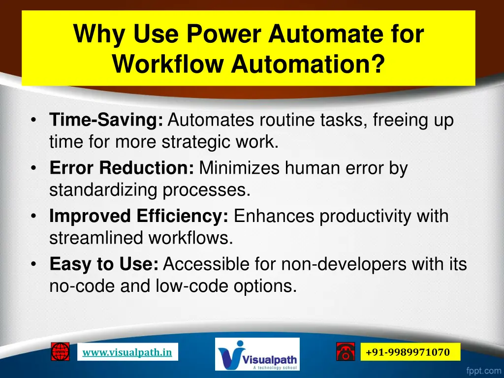 why use power automate for workflow automation