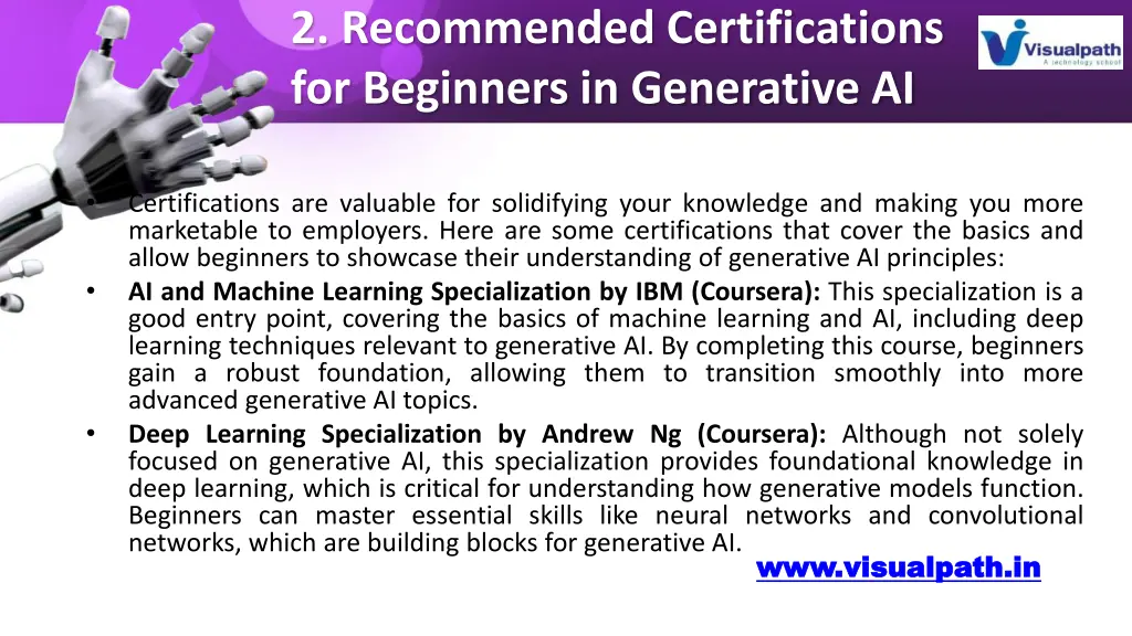 2 recommended certifications for beginners