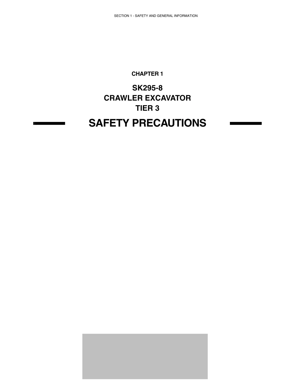 section 1 safety and general information 3