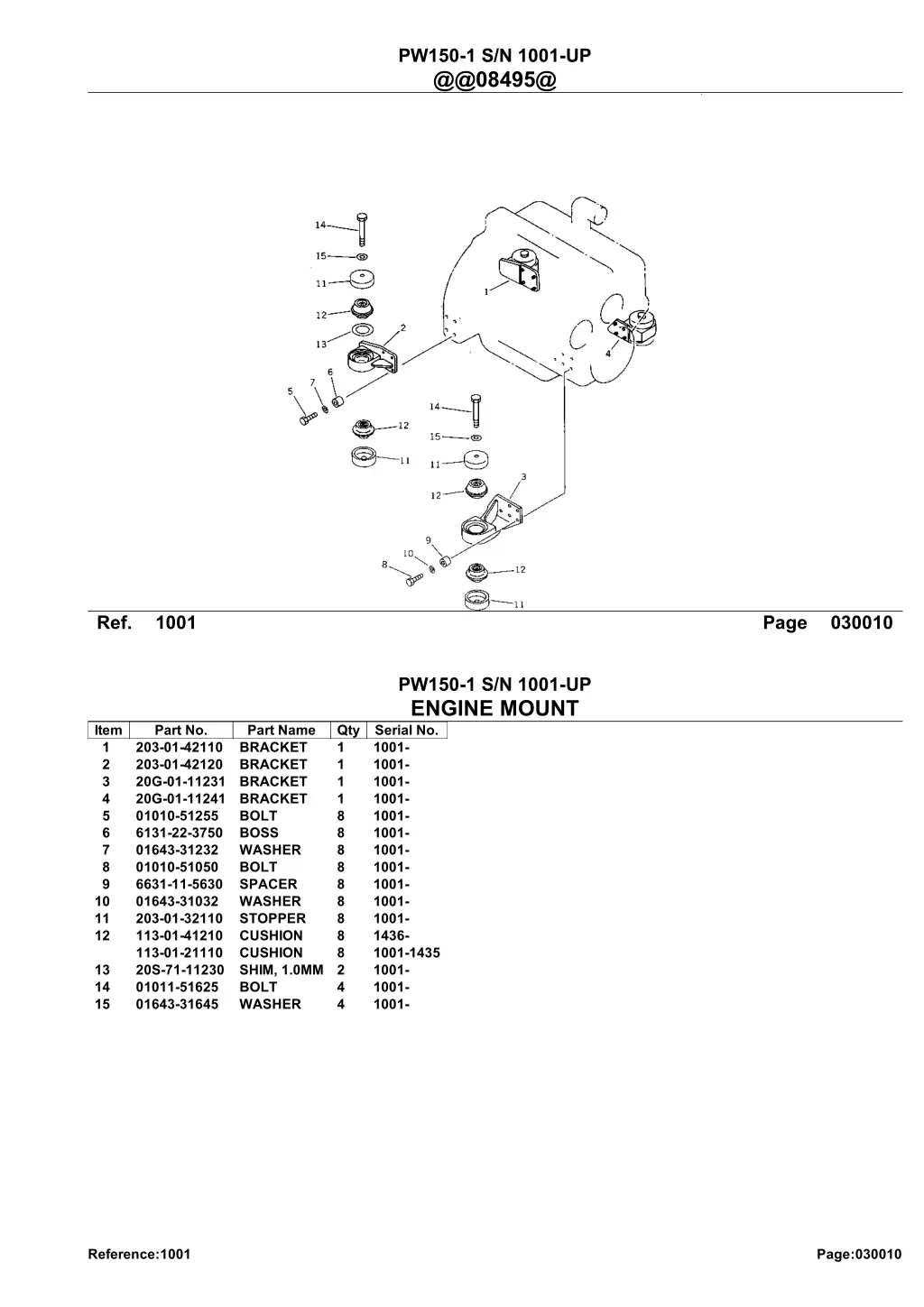 pw150 1 s n 1001 up @@08495@