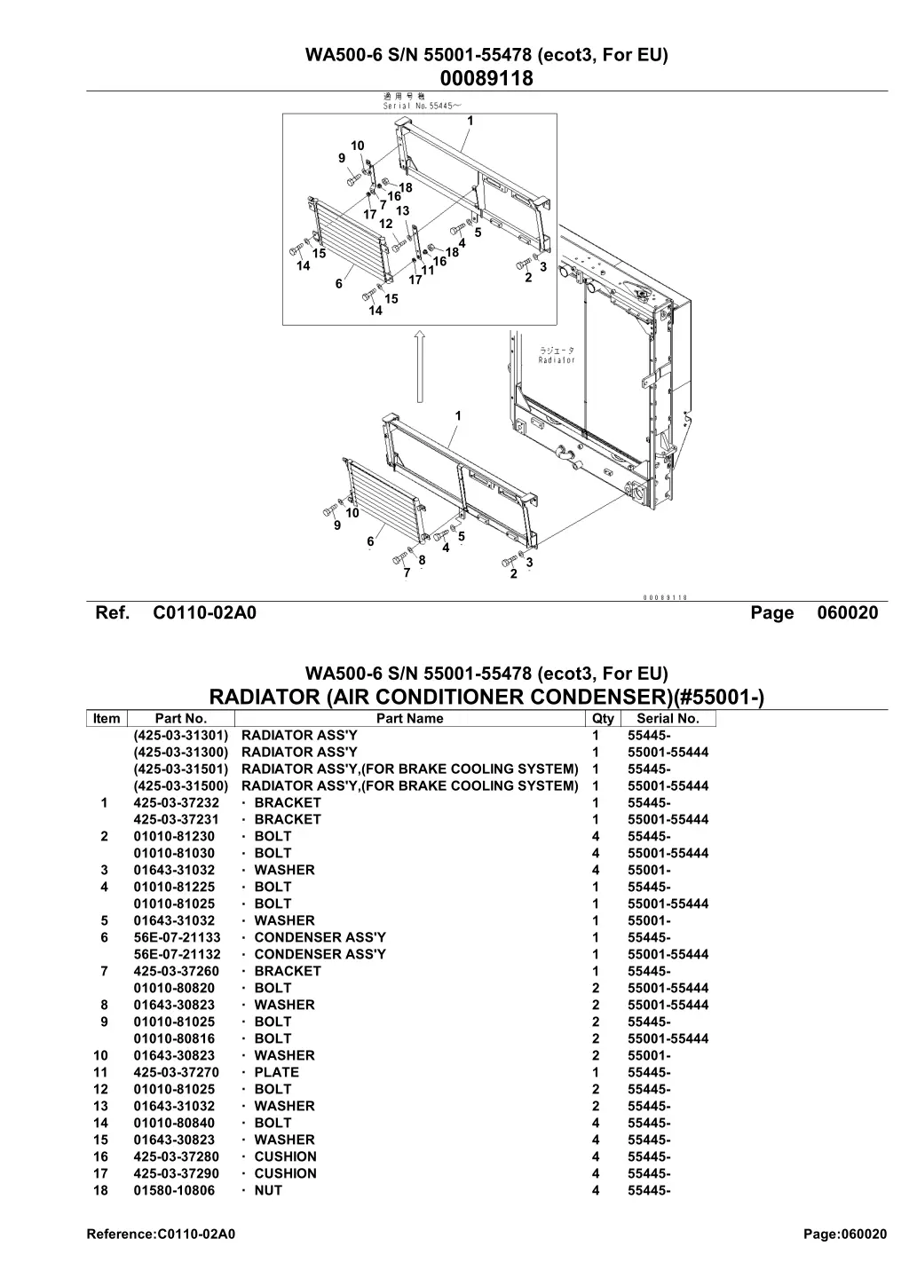 wa500 6 s n 55001 55478 ecot3 for eu 00089118