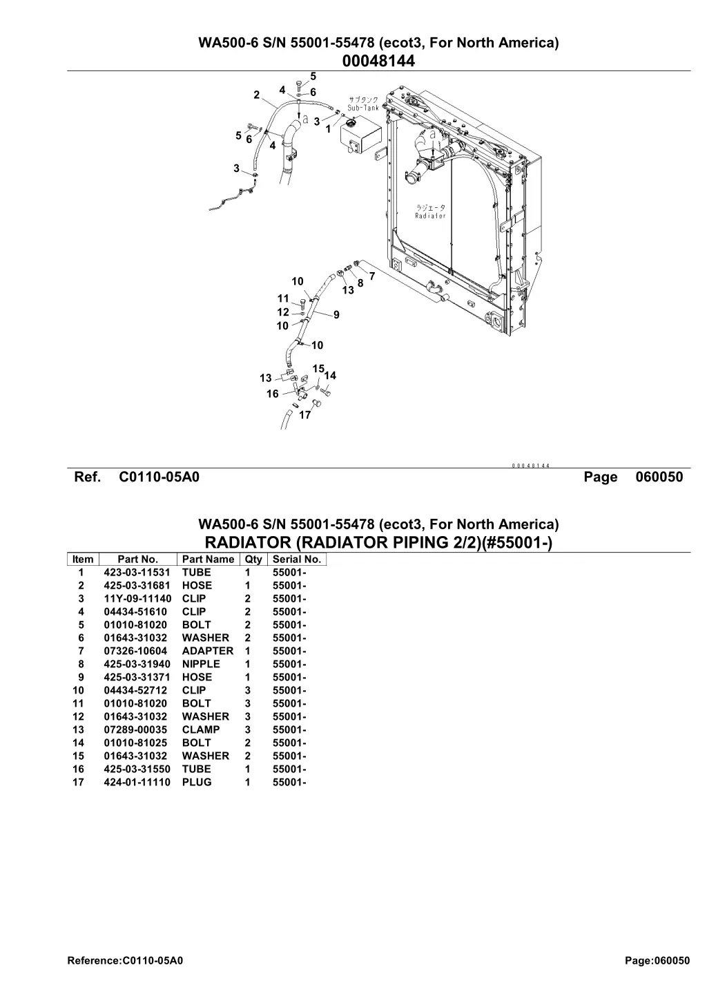 wa500 6 s n 55001 55478 ecot3 for north america 13