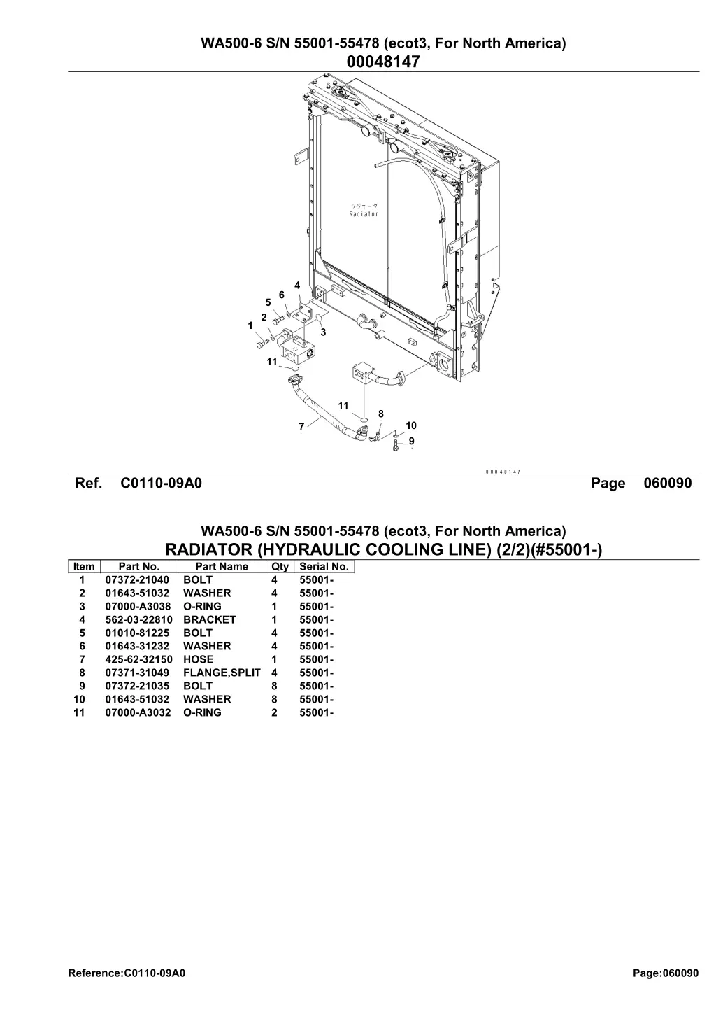 wa500 6 s n 55001 55478 ecot3 for north america 18