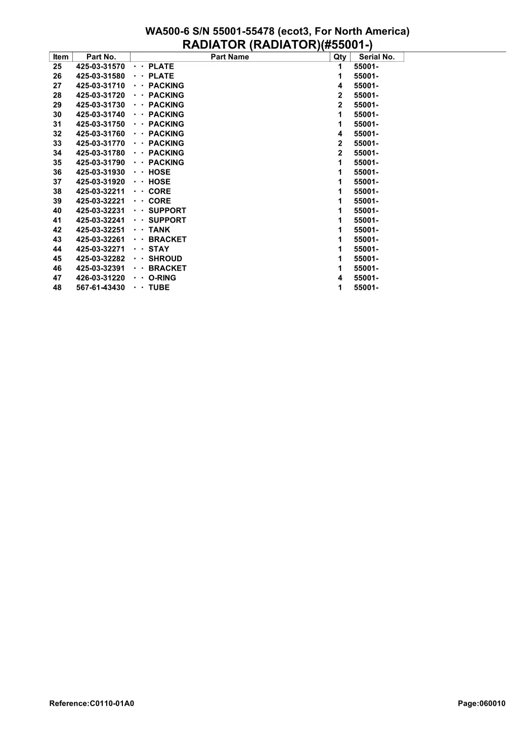 wa500 6 s n 55001 55478 ecot3 for north america 9