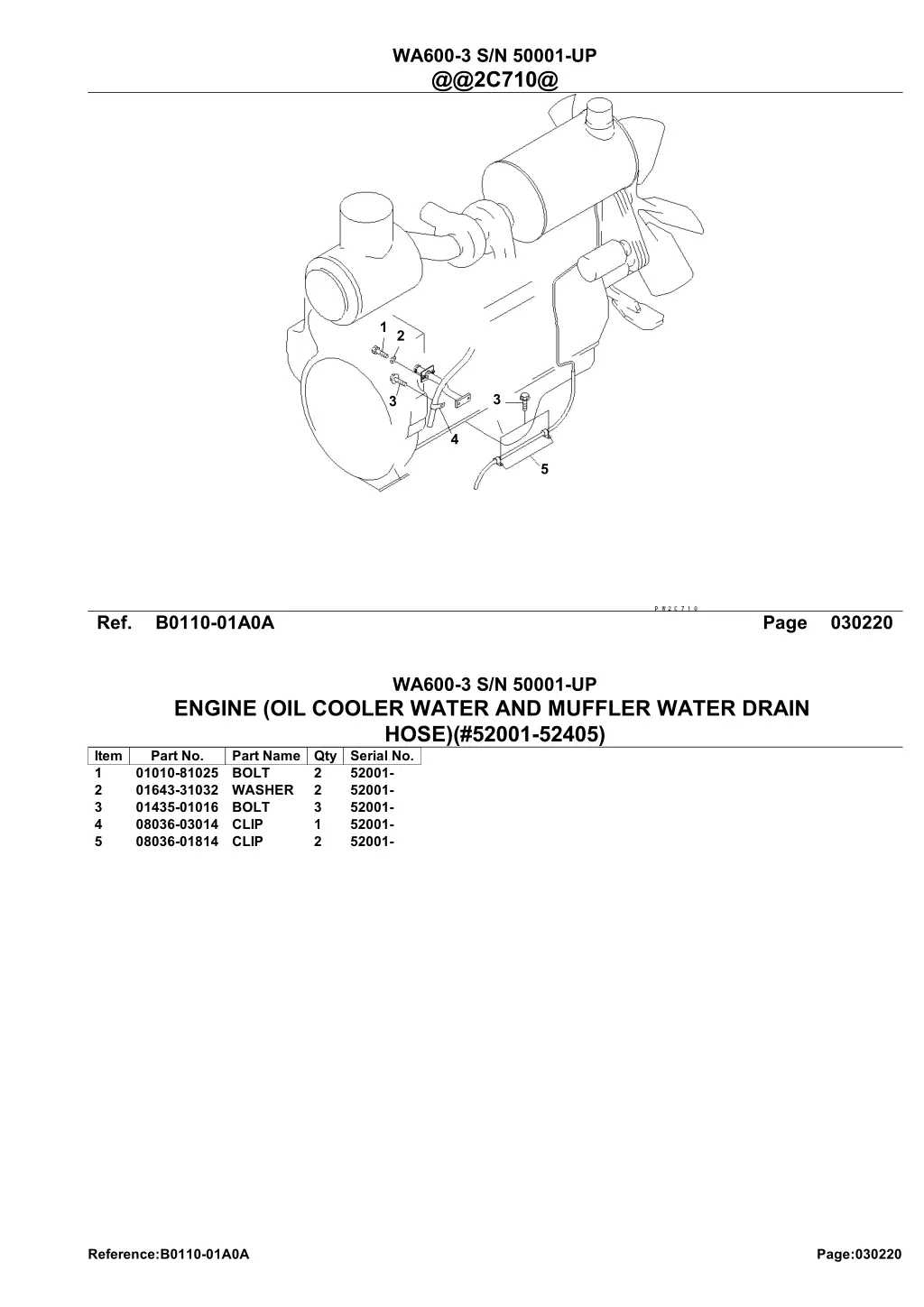 wa600 3 s n 50001 up @@2c710@