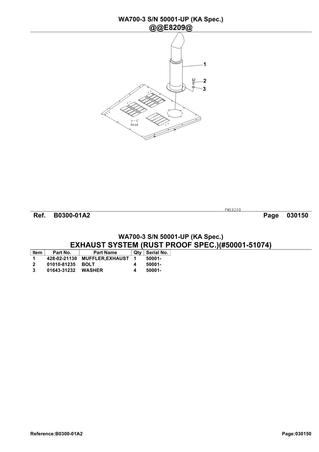 wa700 3 s n 50001 up ka spec @@e8209@ 1