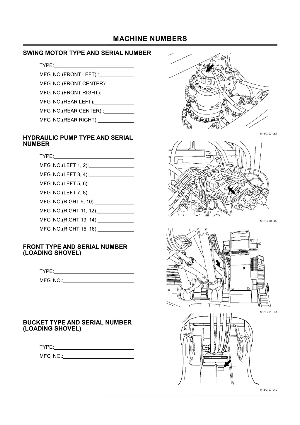 machine numbers 1