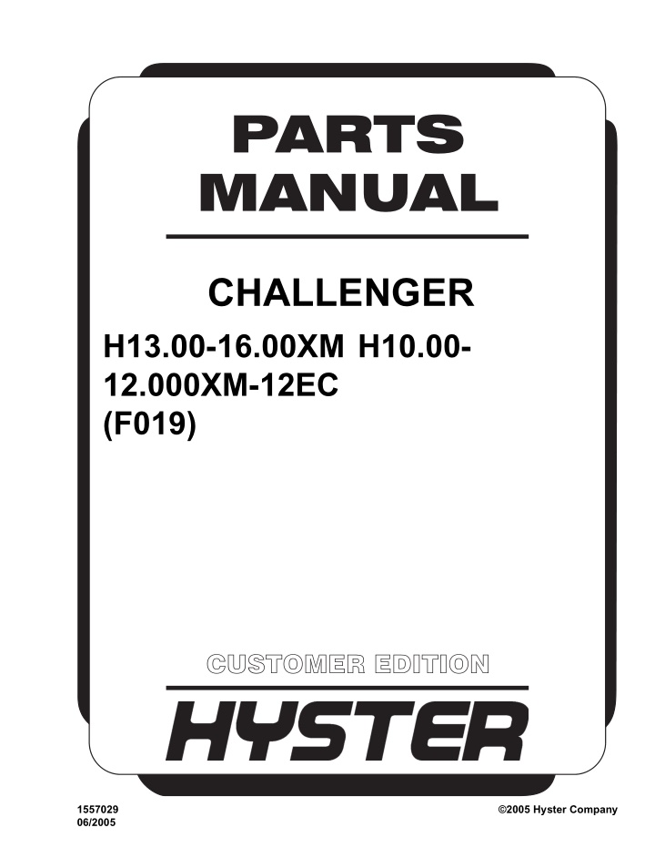 parts manual