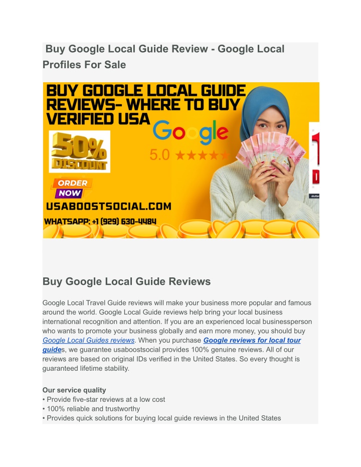 buy google local guide review google local