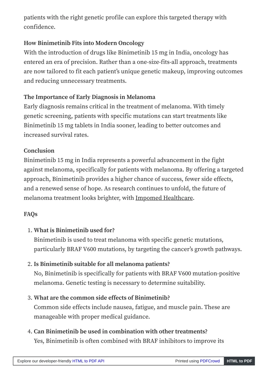 patients with the right genetic profile