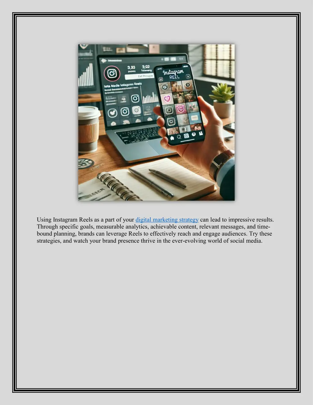using instagram reels as a part of your digital