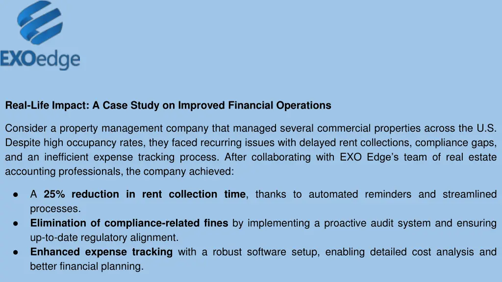 real life impact a case study on improved