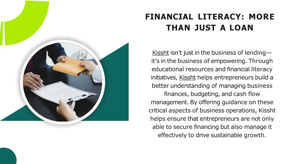 financial literacy more than just a loan