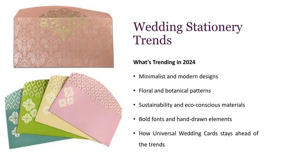 wedding stationery trends