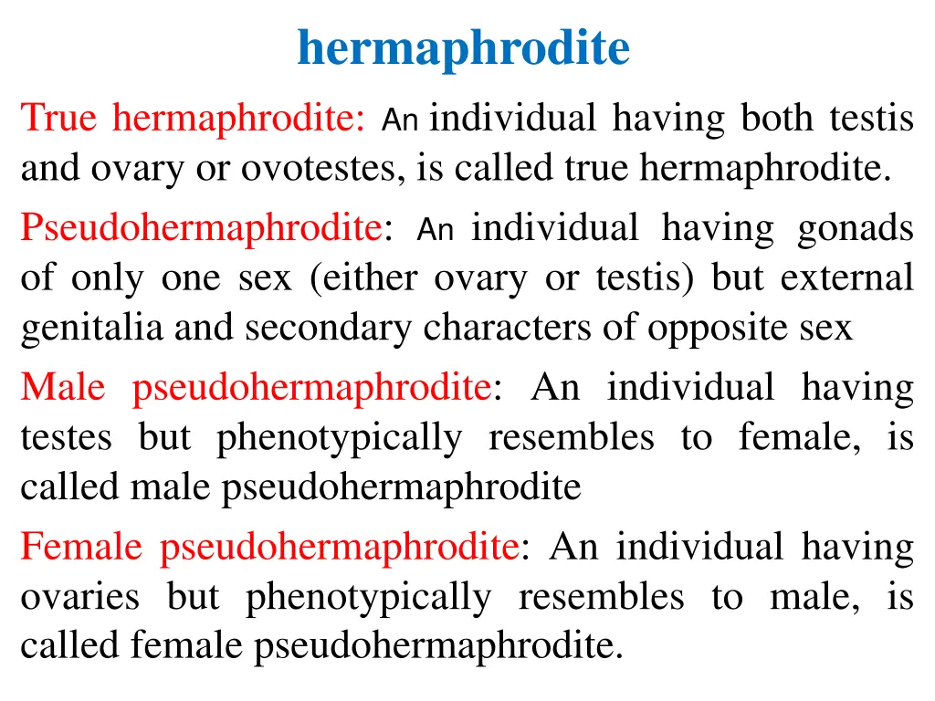 hermaphrodite